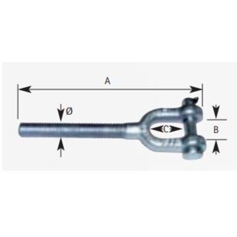 HORQUILLA TENSOR 7/8 IZQUIERDA - EHLIS