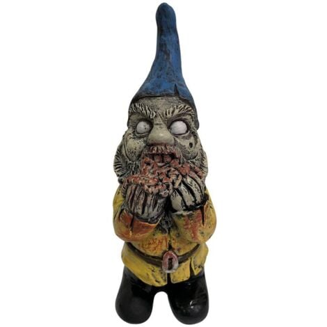 Horror Gnome Resin Ornaments Garden Gnome Statue Tricky Dwarf Zombie Figurine Decoration  for Home Garden Patio Decor