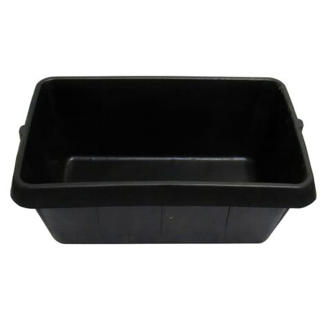 Horse Feeding Tub Rubber Trough 30L (Equestrian Feed Animal Water Bucket)