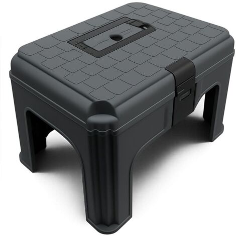 Horse Grooming Tack Box Large (Grey Step Up Equestrian Storage Case)