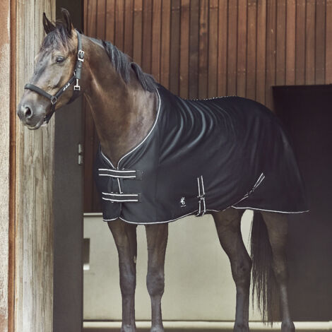 Horse Guard Cooler Decke für Pferde - schwarz - 165 cm