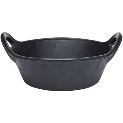 Horse Guard Gummieimer für Stall und Weide, schwarz - 20 Liter
