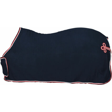 Horse Guard Showdecke für Pferde mit Frontlatz - navy - 135 cm