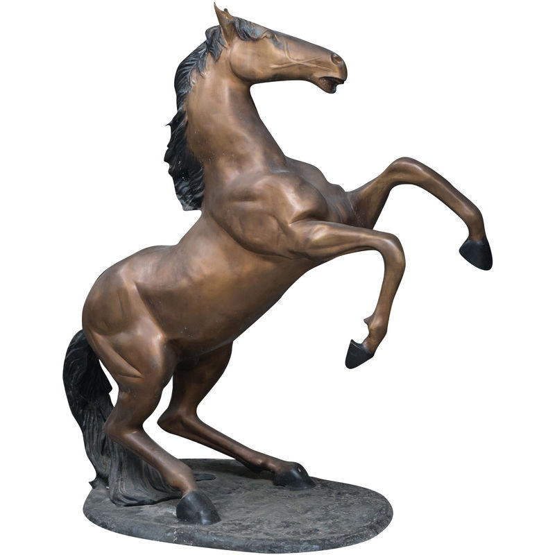 Biscottini - Horse in cast bronze L125xDP62xH154 cm
