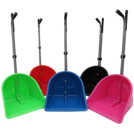 Horse Poop Scoop and Rake Purple (Manure Equestrian Heavy Duty Lightweight)