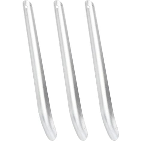 Horse Sweat Scrapers 3 pcs Silver Aluminium vidaXL