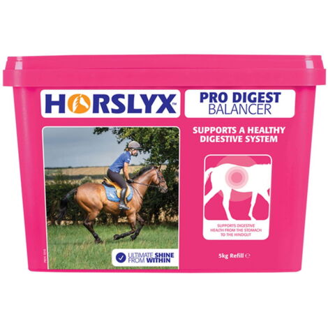 HORSLYX PRO DIGEST 5 kg per supportare il sistema digestivo dallo stomaco all'intestino posteriore supplemento da leccare