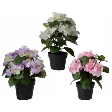 HORTENSIA ARTIFICIAL DIAMETRO 15CM ALTURA 24CM