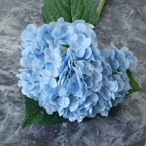 Hortensia artificial azul