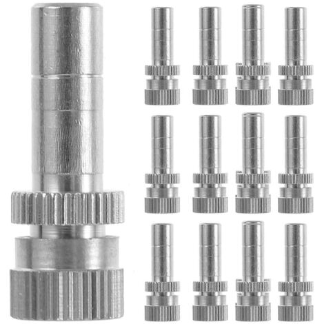 Hose Pipe Spray Nozzle Cooling System Nozzle Head Low Pressure Misting For Outdoor Garden Hose Sprinkler Nozzle 15Pcs