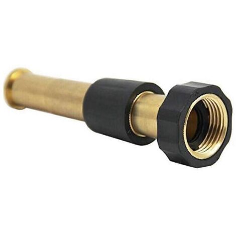 Hose Spray Nozzle Brass 3Pcs Heavy Duty Adjustable Nozzle for Garden Care