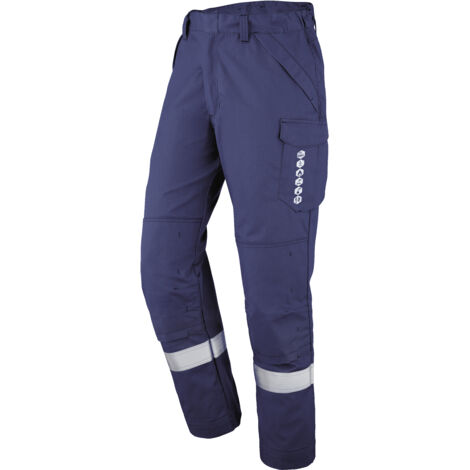 Hosen mit Knietaschen Antuco Blau Marine 2XL - FR(56-58)