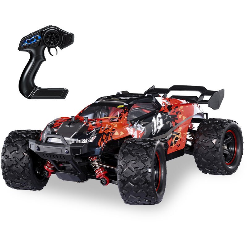 

HOSPEED HS18421 RC Car 2.4Ghz 1:18 Off Road RC Trucks 4WD 60KM / H Vehiculo de escalada de carreras sin escobillas con regalos ligeros para ninos