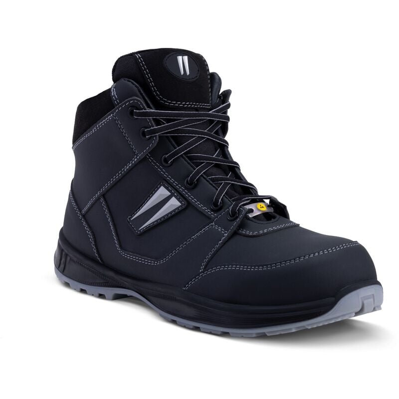 Chaussures de securite hautes grise mixtes hot ginger Gaston Mille spéciale maintenance S3 sra esd - GHNO3 42