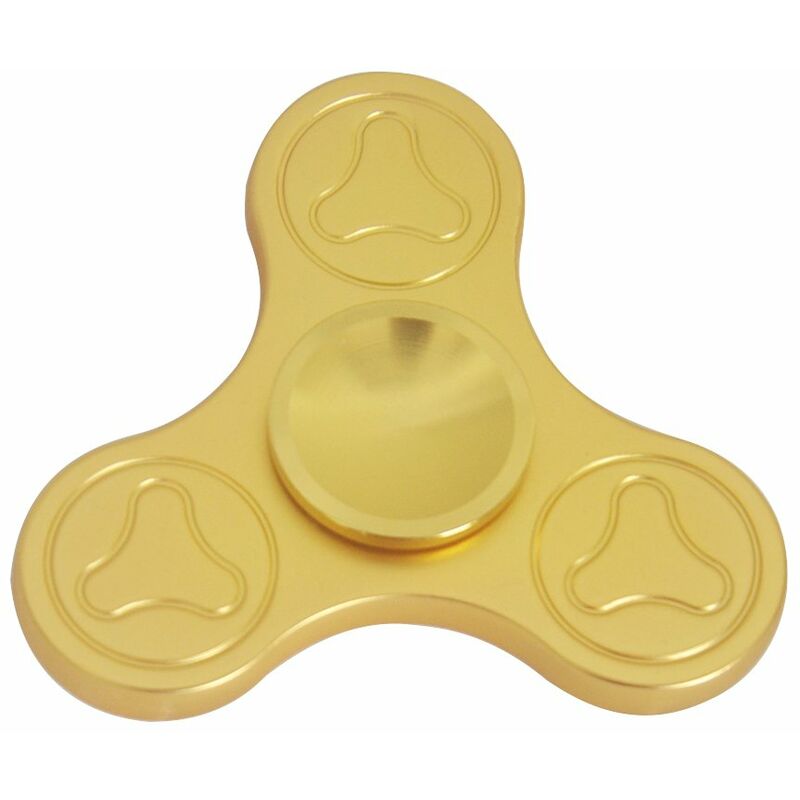 

Hot Mini Premium Metal Zinc Alloy Tri Fidget Hand Finger Spinner Spin Triangle Widget Focus Toy EDC Pocket Desktoy Regalo para TDAH Ninos Adultos