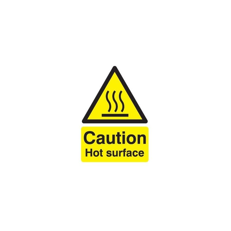 Hot Surface Rigid pvc Caution Sign - 148 x 210mm - Sitesafe