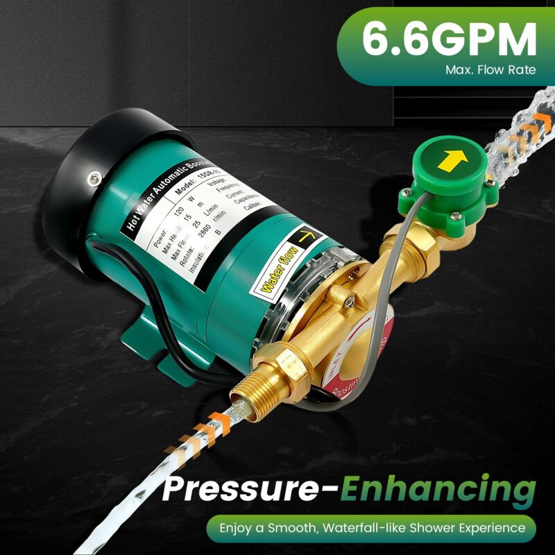 Image of Hot Water Pressure Pump Shower Taps&hellip;