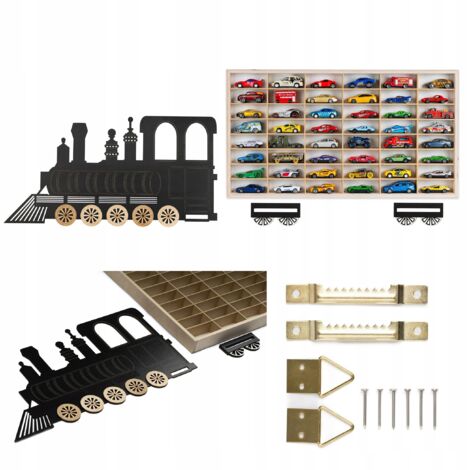 HOT WHEELS CAR SPRING SHELF 48 POSTI PER ORGANIZZATORE DI AUTO