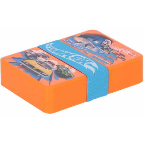 Hot Wheels Lunchbox Pausenbox Vesperdose Robuste Brotbox 18x13x5 cm