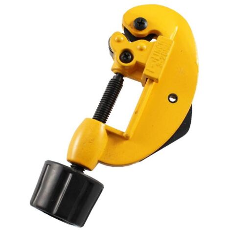 HOTECHE cortatubos 3/28 mm acero , Cortador para tubos de cobre, aluminio y metales en general 270801. - Acero. - Tamaño desde 3 a 28 mm. - Amarillo y negro. - Cuchilla de alta cal