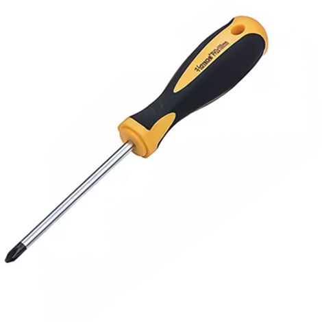 HOTECHE destornillador ph 2x150 c/vanadio , Destornillador de boca Philips 2x150 mm Cabeza magnética Cromo vanadio Mango antideslizante Con agujero para colgar.