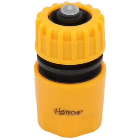 HOTECHE empalme conector 1/2 mm non stop , Empalme conector rápido para mangueras de 1/2 pulgadas Hoteche Con sistema antigoteo y antifugas Fabricado en PVC. - Para manguer