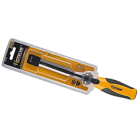 HOTECHE formon bisel 18 mm con mango c/ vanadio blister , Formón biselado 380118. Para trabajos en madera. - Acero, polipropileno y plástico. - 160 x 40 x 40 mm. Hoja de 18 mm. - N