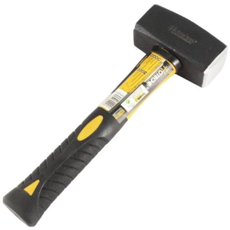 HOTECHE maceta cuadrada 1000 gr mango fibra , Maceta Cuadrada Hoteche Cantos rectificados Mango de fibra recubierto para absorber los impactos Empuñadura engomada.