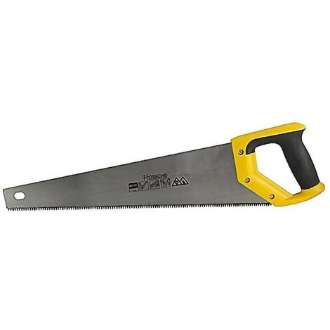 HOTECHE serrucho carpintero m/ cerrado 18 p , Serrucho con mango cerrado para carpintería y bricolaje. 340104. Indicado para corte de maderas, aglomerado, contrachapados, etc. - Ho