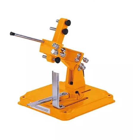 HOTECHE soporte para mini amoladora 115/125 mm , Soporte para mini amoladoras angulares de 115 y 125 mm. - Metal esmaltado. - Tamaño de la base: 250 x 250 mm. - Naranja y negro. -