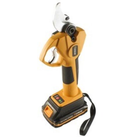 HOTECHE tijera de podar con bateria 20v , Tijera de podar con batería 220/240V 50/60Hz Hoteche Apto para la poda de jardín Motores sin escobilla de mayor eficiencia, mayor