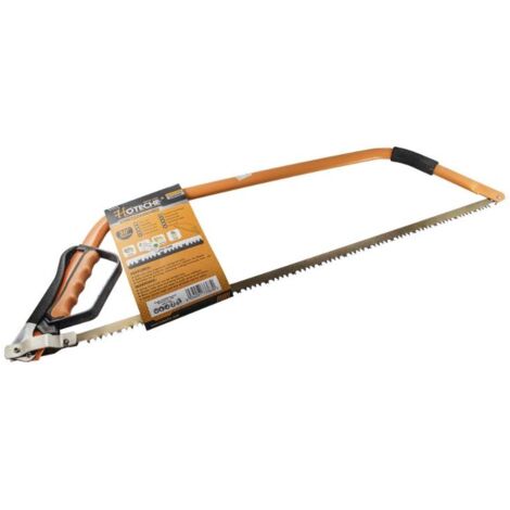 HOTECHE tronzador con hoja diente japones 30 p. , Sierra de arco 460 mm 30 pulgadas Hoteche Dientes endurecidos de corte transversal Estructura de acero tubular Mango e