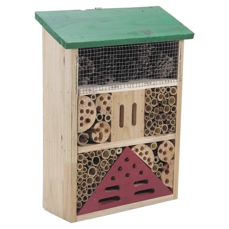 Apiculture.net - Maison à insectes en bois et bambou