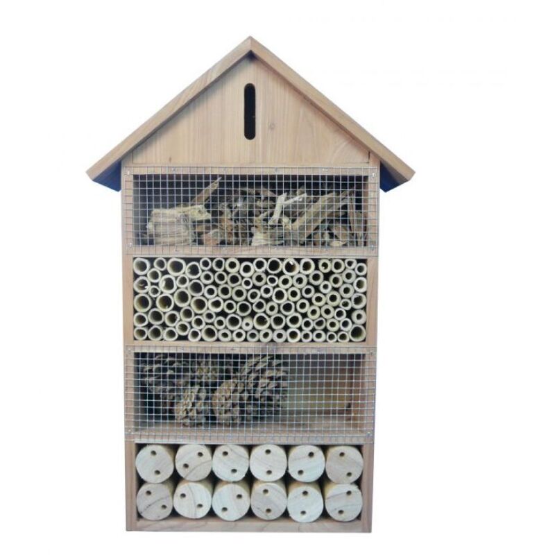 Achat Nature - Hôtel à insectes en red Cedar 30 x 50 x 10 cm