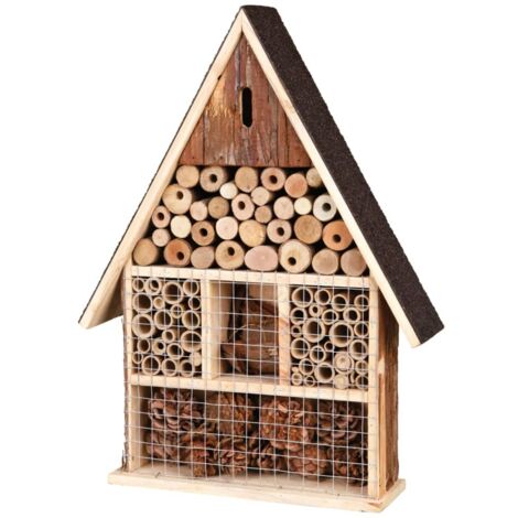 Hotel de insectos madera de corteza 35x50x9 cm TRIXIE - Marrón