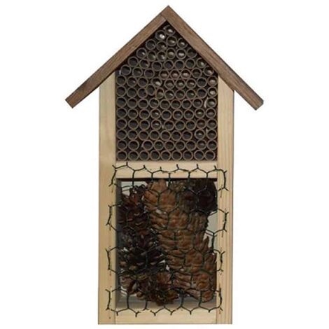 Hôtel ou Abris à insectes 31 cm et petits animaux