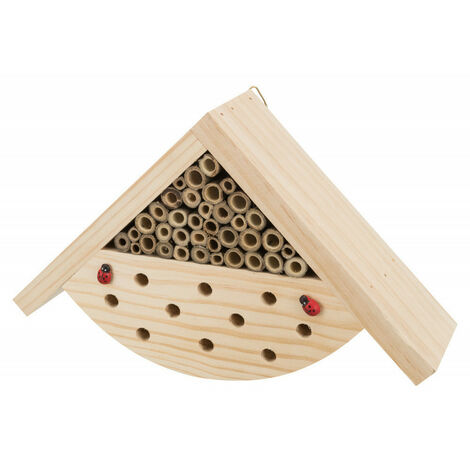 Hôtel pour abeille en bois 25 × 15 × 6,5 cm - Trixie