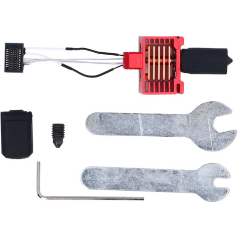 Hotend für TZ3.0 P1-Serie 3D-Drucker-Extruder, Upgrade-Hot-End mit Düse aus gehärtetem Stahl, Silikonhülle, 24 V