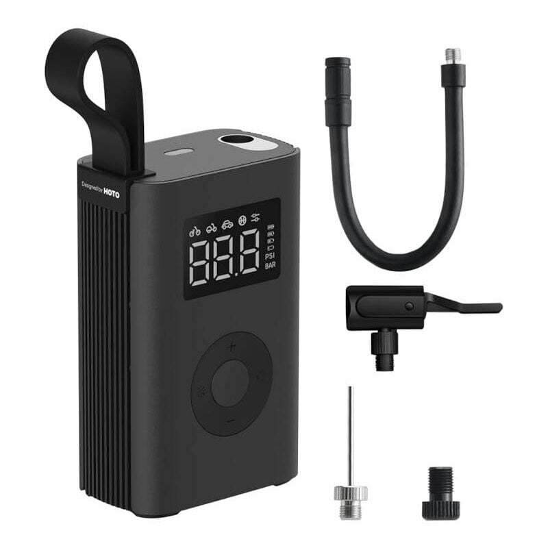 Photonpump - hoto compresseur d'air électrique, pompe à air portable adv, 150 psi gonfleur de pneu sans fil avec lumière led, affichage numér