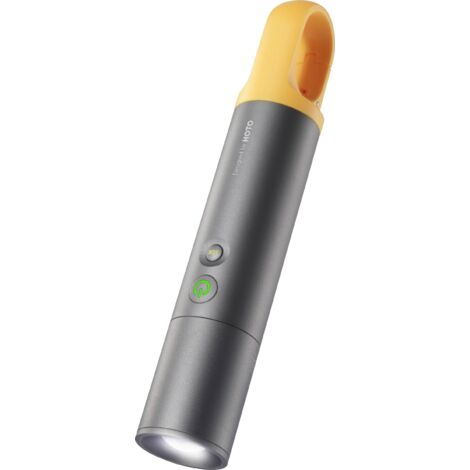 HOTO LAMPE TORCHE AVEC DIFFUSEUR, CHARGEUR DE TYPE C, AVEC CROCHET DE QUEUE, GRIS QWSDT001