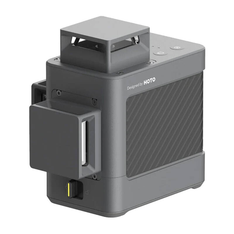 Hoto niveau laser autonivelant 3D 12 lignes, avec télécommande et mini trépied, chargement usb-c, laser à croix verte pour décor