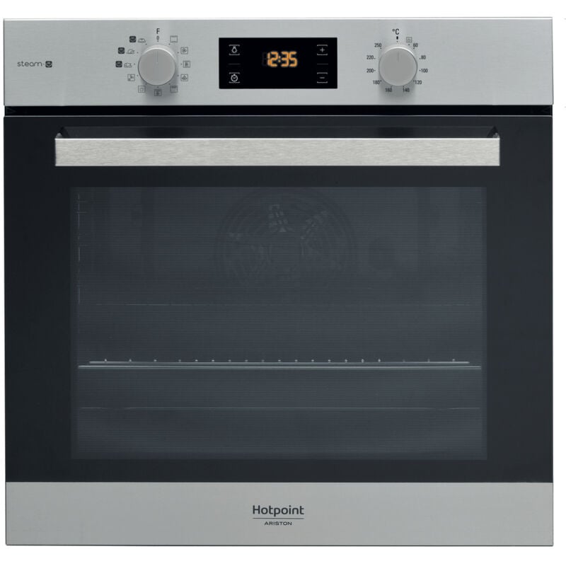 Image of Hotpoint FA3S 844 ix ha. Dimensione del forno: Media, Tipo di forno: Forno elettrico, Capacità interna forno totale: 71 l. Posizionamento
