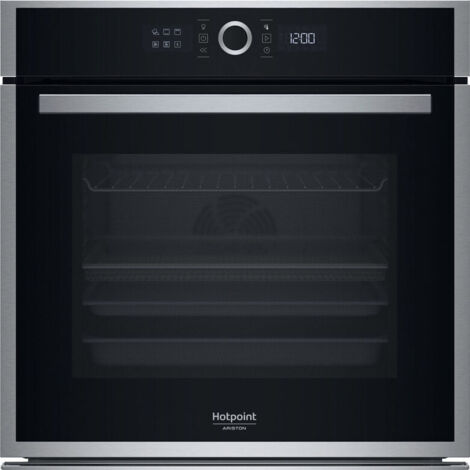 Hotpoint Ariston Forno da incasso HAOI4S8HM0XA. Dimensione del forno: Media, Tipo di forno: Forno elettrico, Capacità interna forno totale: 73 L. Posizionamento dell'apparecchio: Da incasso, Colore...