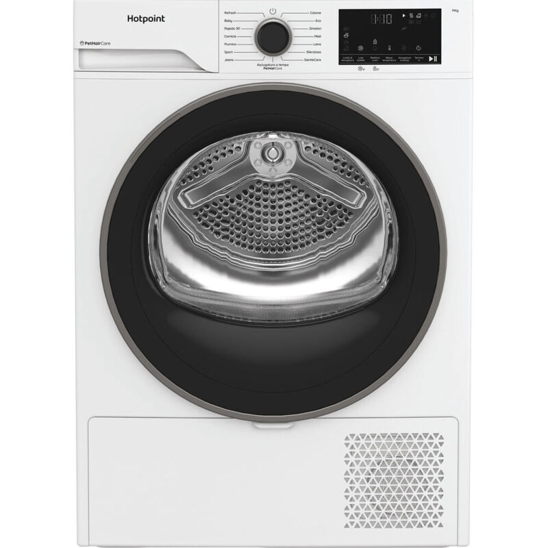 Hotpoint Ariston HPT 113D BS IT, Capacità 11kg, classe D, EasyIron, PetHair Removal Profondità mobile 60cm