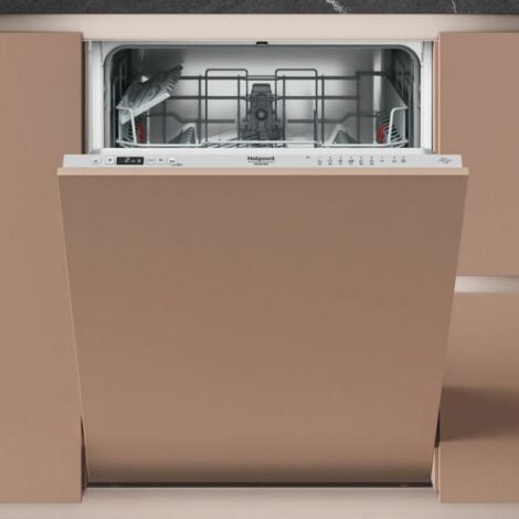 Hotpoint Ariston Lavastoviglie da incasso H2I HUD526 AS. Posizionamento dell'apparecchio: A scomparsa totale, Dimensione: Dimensione massima (60 cm), Colore pannello di controllo: Arg... - H2IHUD526AS