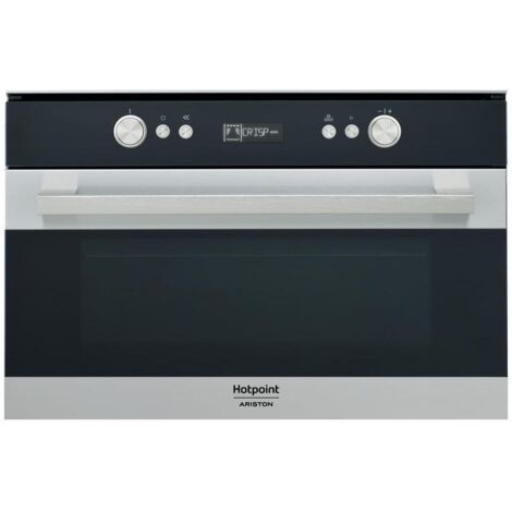 Hotpoint Ariston MD 764 IX HA Forno a Microonde Combinato da Incasso con Grill Capacita' 31 Litri Potenza 1000 W Funzione Crisp Display LED Acciaio Inox