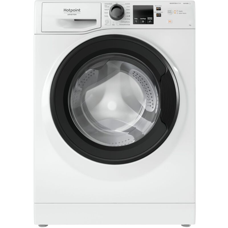 Image of Hotpoint Ariston - Hotpoint Lavatrice a libera installazione NF746WK it. Tipo di carica: Caricamento frontale. Capacità cestello: 7 kg, Classe di