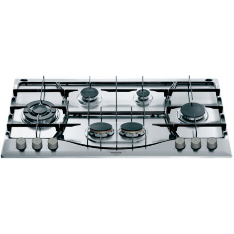 Hotpoint Ariston Piano cottura a gas PHN 962 TS/IX/HA. Colore del prodotto: Acciaio inox, Posizionamento dell'apparecchio: Da incasso, Dimensione della larghezza del... - 869991006050 - PHN962TS/IX/HA