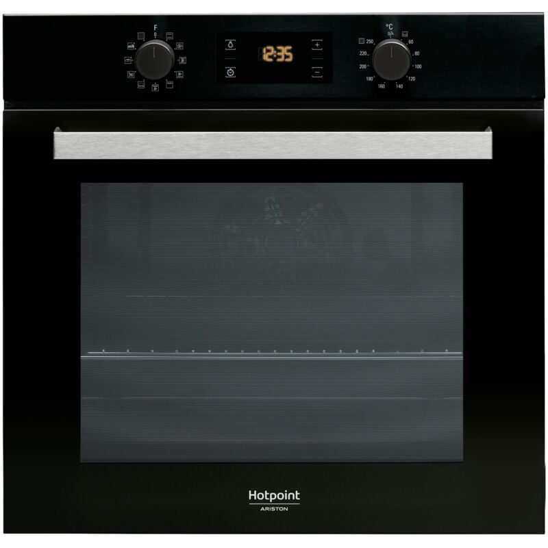 Hotpoint FA3 840 P BL HA. Dimensione del forno: Media, Tipo di forno: Forno elettrico, Capacità interna forno totale: 66 L. Posizionamento