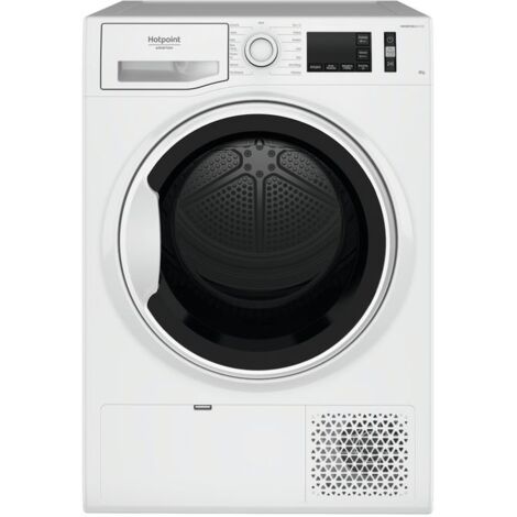 HOTPOINT ARISTON Hotpoint EU NTDG83 WK IT asciugatrice Libera installazione Caricamento frontale 8 kg A+++ Bianco